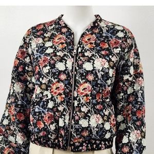 Zara bomber floral jacket
